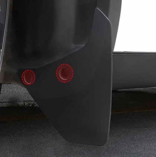 Tesla fender original car installation hole buckle fixed Tesla fender original car installation hole buckle fixed