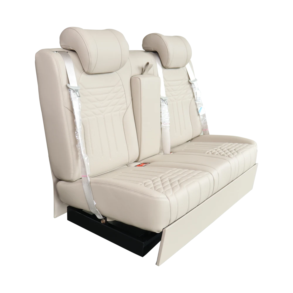 rear seat with safety belt